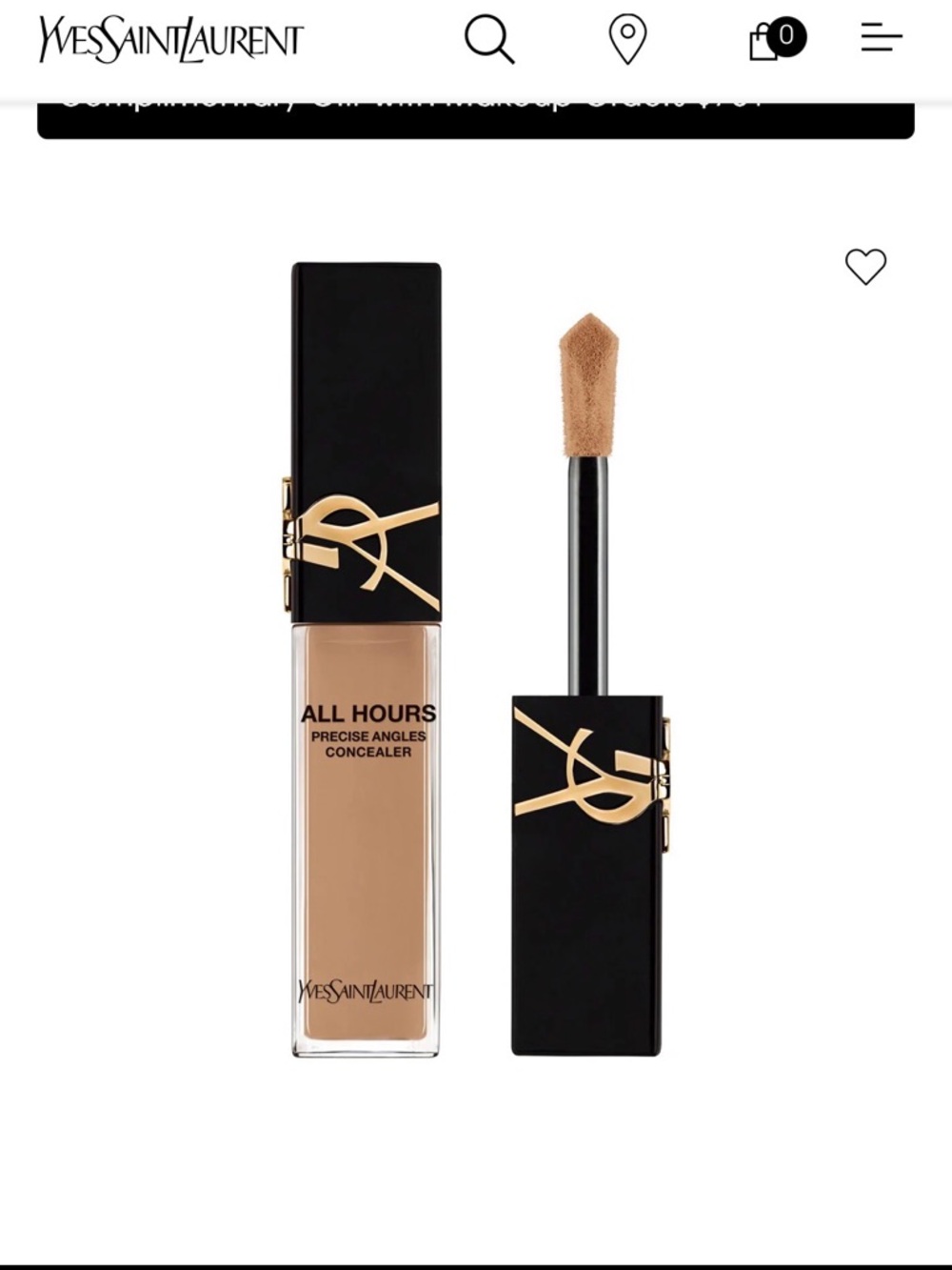 Yves Saint Laurent All Hours Precise Angles Concealer - MN10